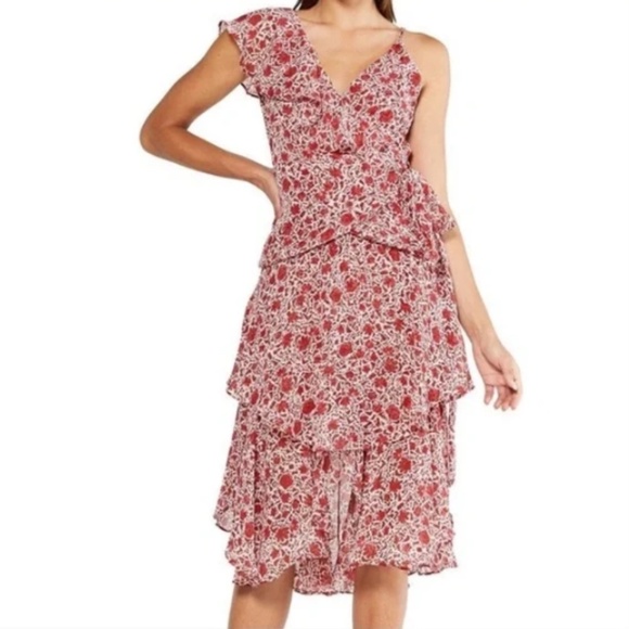 MISA Los Angeles Set top and skirt set floral - Picture 1 of 6